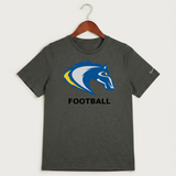 Riverside High School Football general - Dark Smoke Heather Nike Youth Swoosh Sleeve rLegend Tee NKDX8787