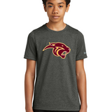 Pine Island Football - Dark Smoke Heather Nike Youth Swoosh Sleeve rLegend Tee NKDX8787