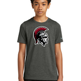 Worthington Football - Dark Smoke Heather Nike Youth Swoosh Sleeve rLegend Tee NKDX8787