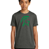 La Crescent-Hokah Football - Dark Smoke Heather Nike Youth Swoosh Sleeve rLegend Tee NKDX8787