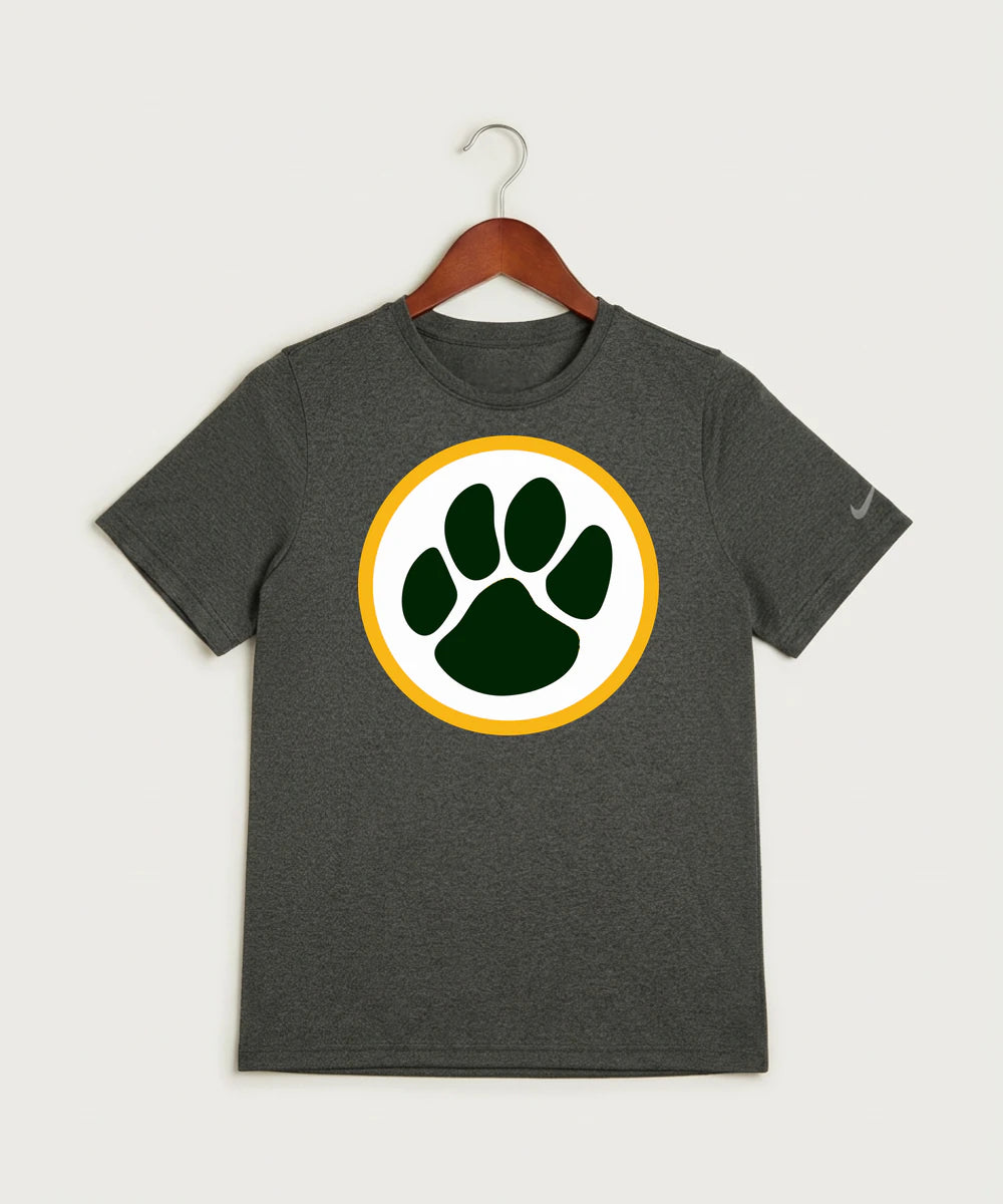 Ashwaubenon High School Football (Boys) - Dark Smoke Heather Nike Youth Swoosh Sleeve rLegend Tee NKDX8787