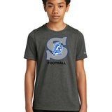 Southwest Football - Dark Smoke Heather Nike Youth Swoosh Sleeve rLegend Tee NKDX8787