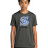 Southwest Football - Dark Smoke Heather Nike Youth Swoosh Sleeve rLegend Tee NKDX8787