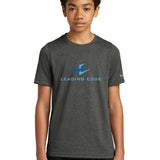 Notre Dame High School Team Store - Dark Smoke Heather Nike Youth Swoosh Sleeve rLegend Tee NKDX8787