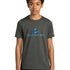 Notre Dame High School Team Store - Dark Smoke Heather Nike Youth Swoosh Sleeve rLegend Tee NKDX8787