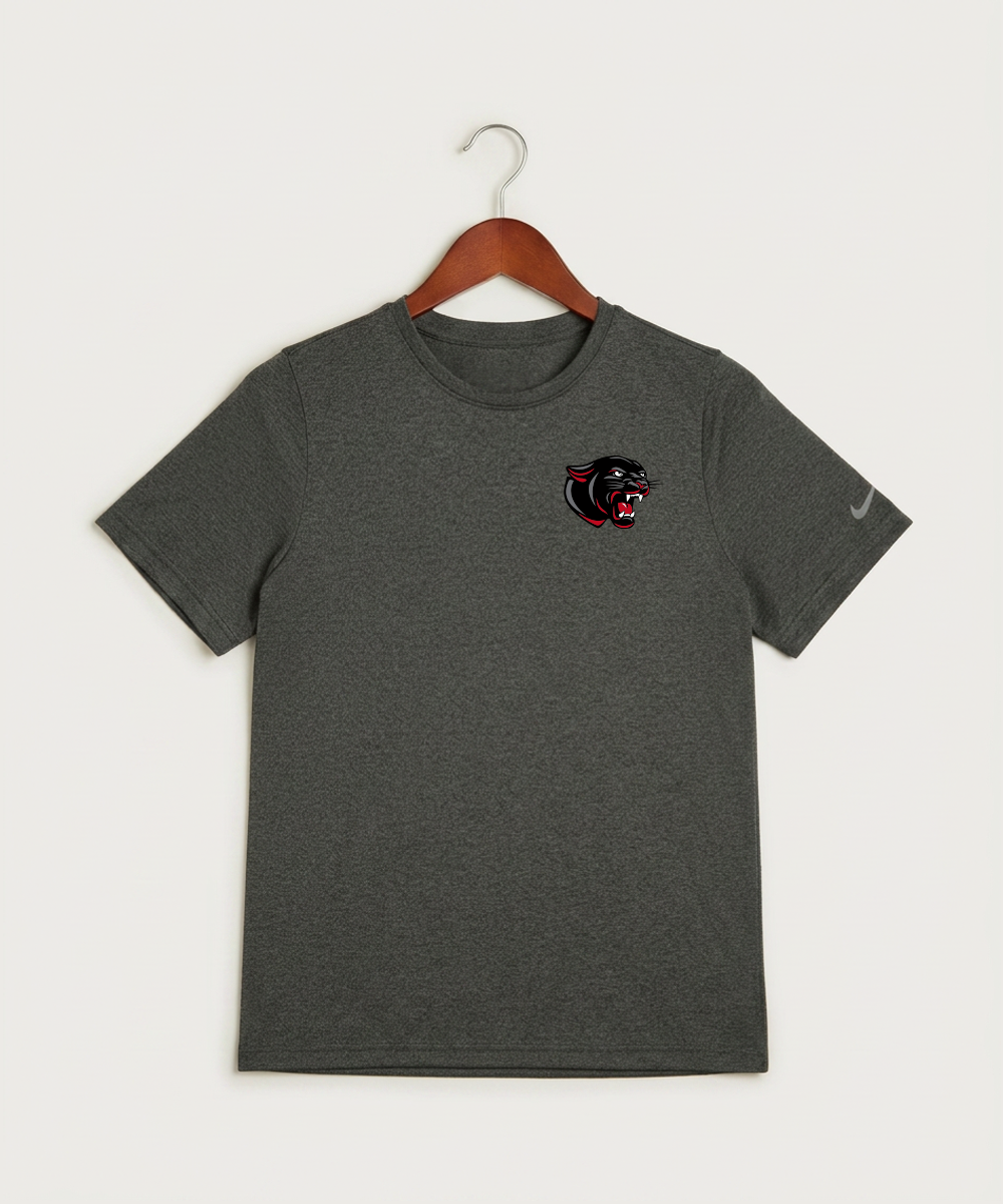 Tracy-Milroy-Balaton High School Volleyball (Girls) - Dark Smoke Heather Nike Youth Swoosh Sleeve rLegend Tee NKDX8787