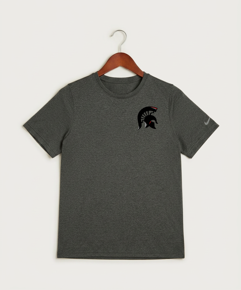 Bold High School Football (Boys) - Dark Smoke Heather Nike Youth Swoosh Sleeve rLegend Tee NKDX8787
