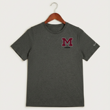 Moline Cheer general - Dark Smoke Heather Nike Youth Swoosh Sleeve rLegend Tee NKDX8787