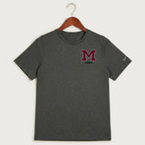 Moline Cheer general - Dark Smoke Heather Nike Youth Swoosh Sleeve rLegend Tee NKDX8787