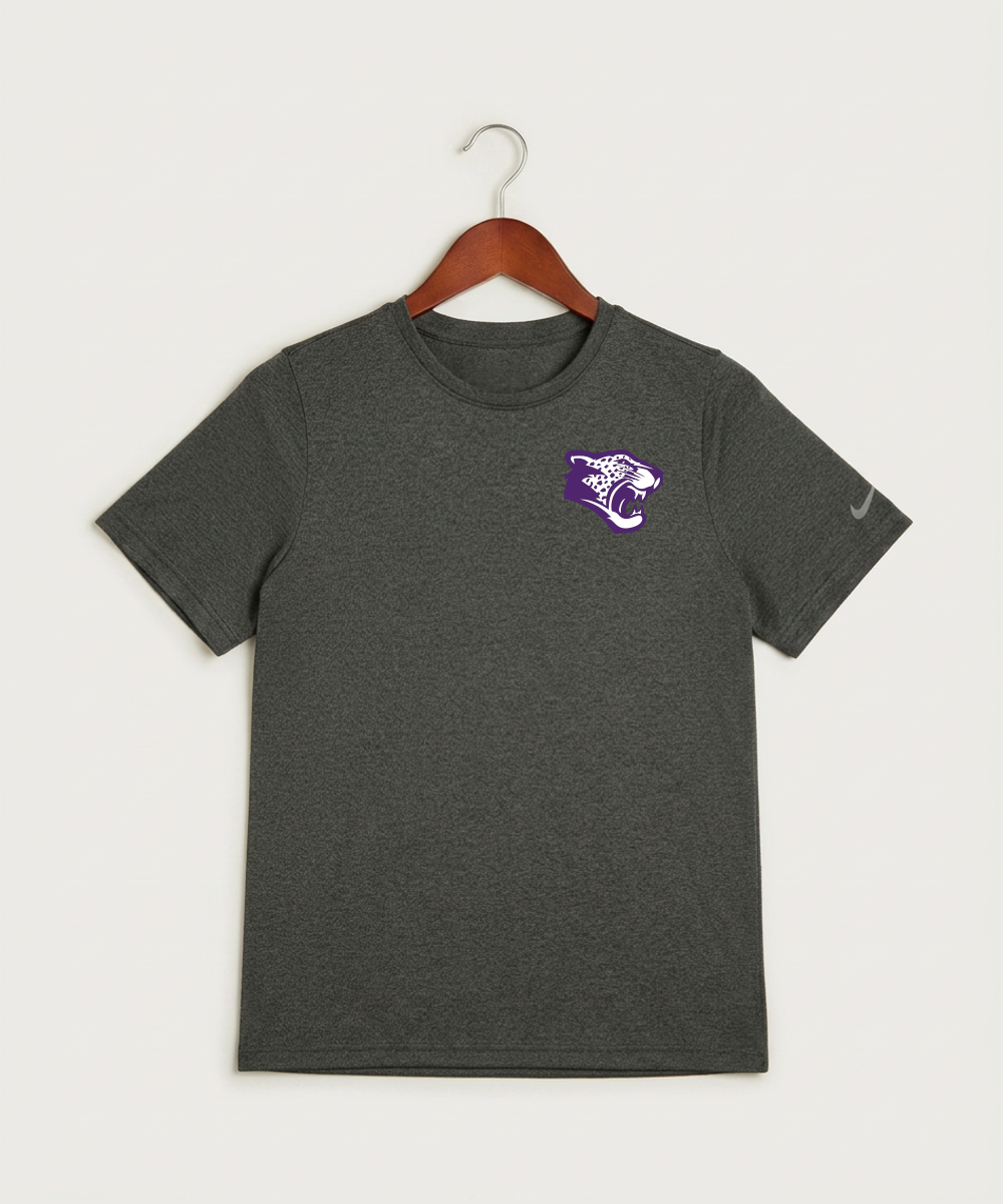Granada-Huntley-East Chain/Truman Football (Boys) - Dark Smoke Heather Nike Youth Swoosh Sleeve rLegend Tee NKDX8787