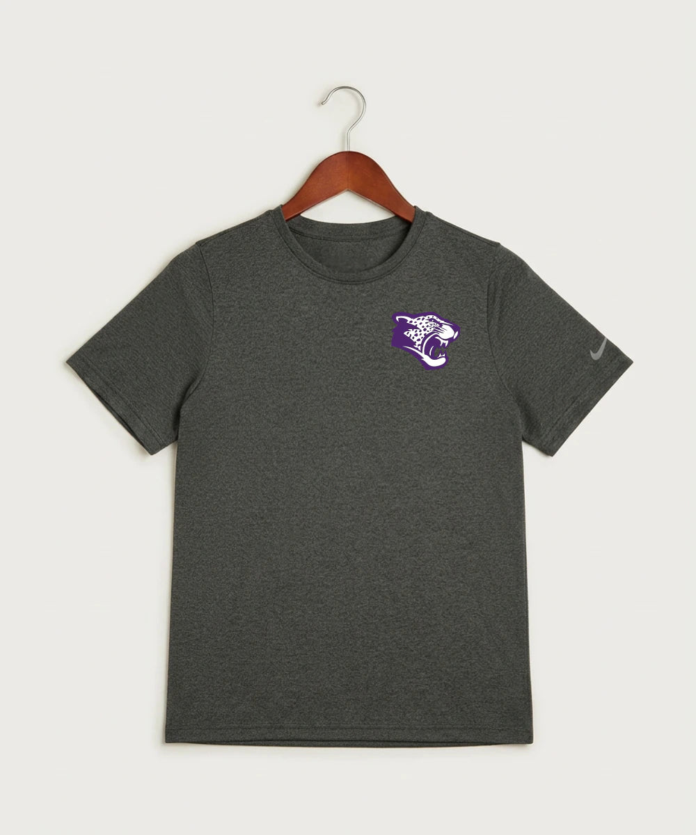Granada-Huntley-East Chain/Truman Football (Boys) - Dark Smoke Heather Nike Youth Swoosh Sleeve rLegend Tee NKDX8787