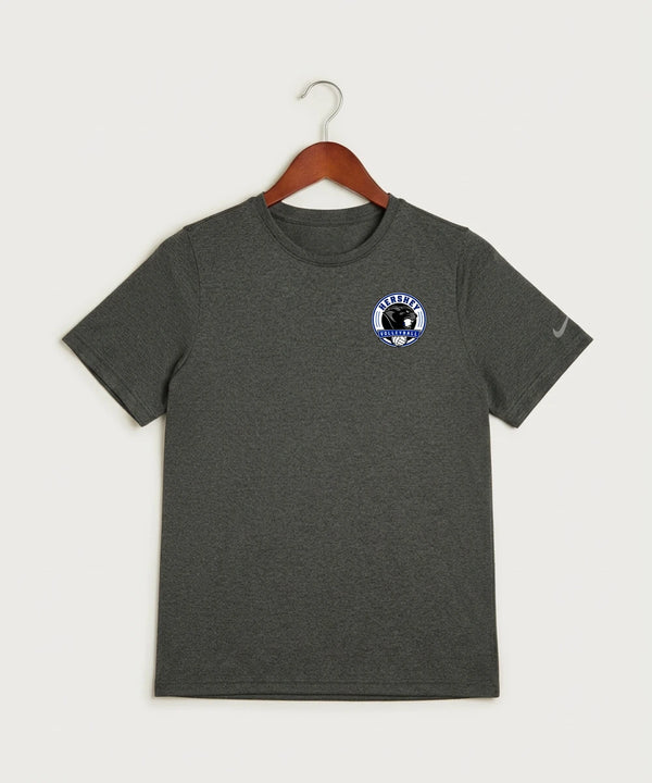 Hershey High School Volleyball Team Store - Dark Smoke Heather Nike Youth Swoosh Sleeve rLegend Tee NKDX8787