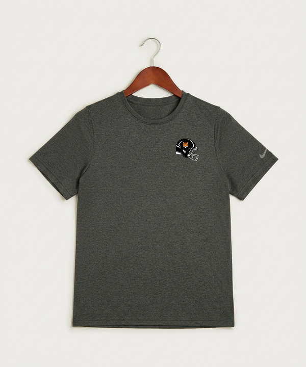 Princeton High School Football (Boys) - Dark Smoke Heather Nike Youth Swoosh Sleeve rLegend Tee NKDX8787