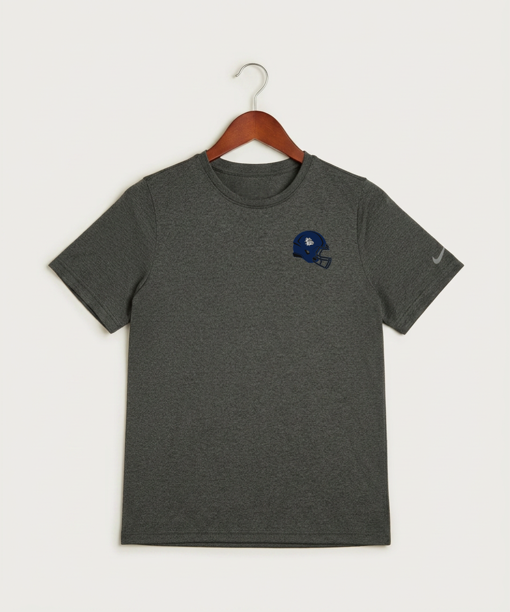 Sargent County High School Football (Boys) - Dark Smoke Heather Nike Youth Swoosh Sleeve rLegend Tee NKDX8787