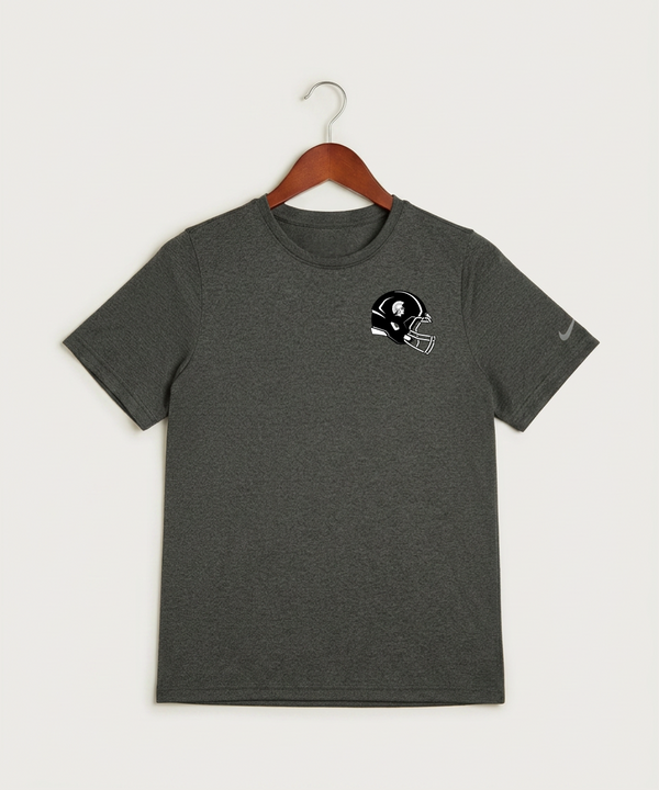 Wauwatosa West Football - Dark Smoke Heather Nike Youth Swoosh Sleeve rLegend Tee NKDX8787