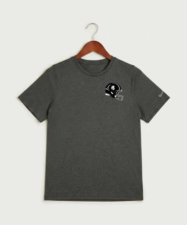 Wauwatosa West Football - Dark Smoke Heather Nike Youth Swoosh Sleeve rLegend Tee NKDX8787