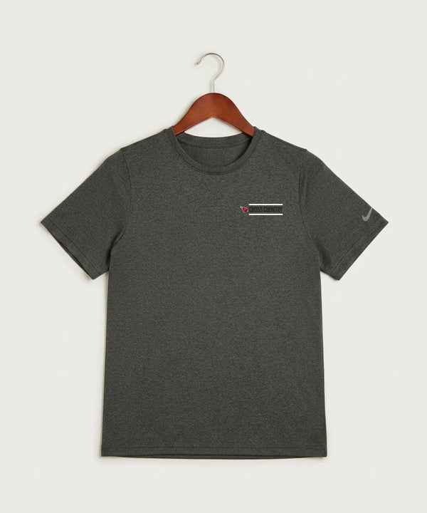 Forreston Cross Country - Dark Smoke Heather Nike Youth Swoosh Sleeve rLegend Tee NKDX8787