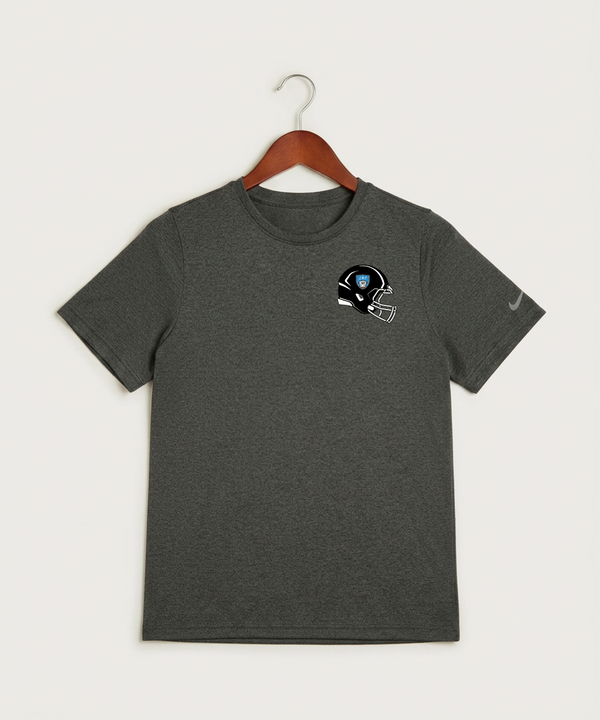 Janesville Waldorf Pemberton Football (Boys) - Dark Smoke Heather Nike Youth Swoosh Sleeve rLegend Tee NKDX8787