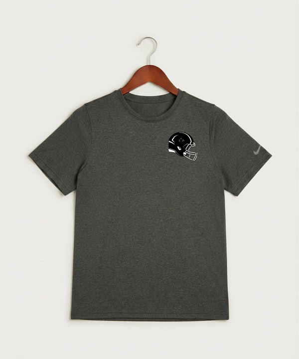Nrheg Panthers High School Football (Boys) - Dark Smoke Heather Nike Youth Swoosh Sleeve rLegend Tee NKDX8787