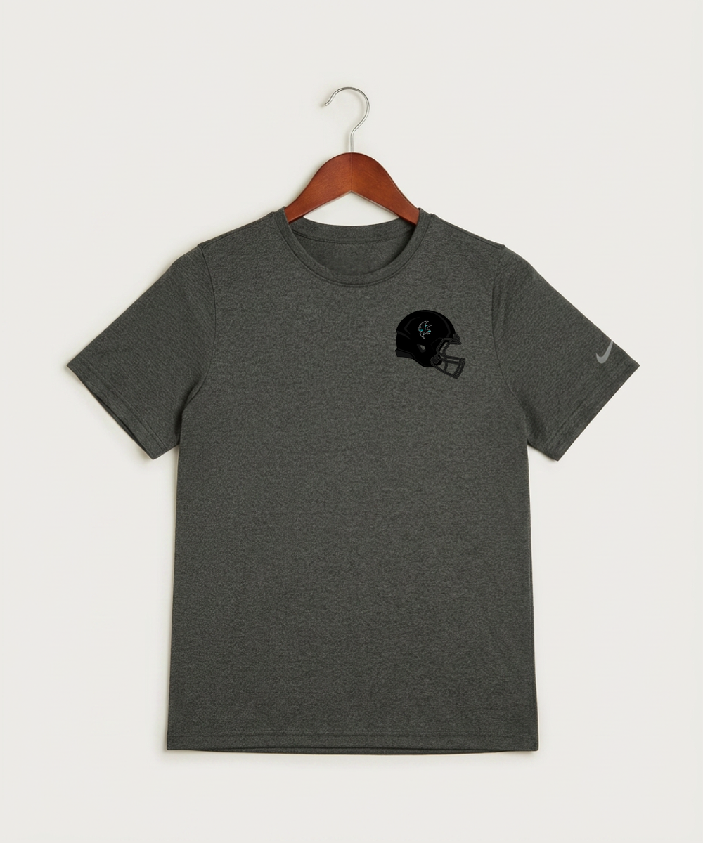 Alden-Conger-Glenville Emmons High School Football (Boys) - Dark Smoke Heather Nike Youth Swoosh Sleeve rLegend Tee NKDX8787