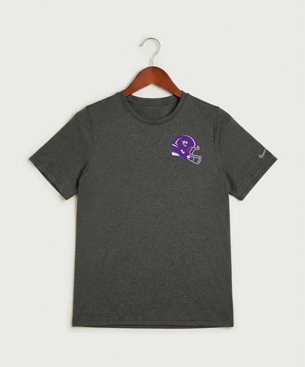 Granada-Huntley-East Chain/Truman Football (Boys) - Dark Smoke Heather Nike Youth Swoosh Sleeve rLegend Tee NKDX8787