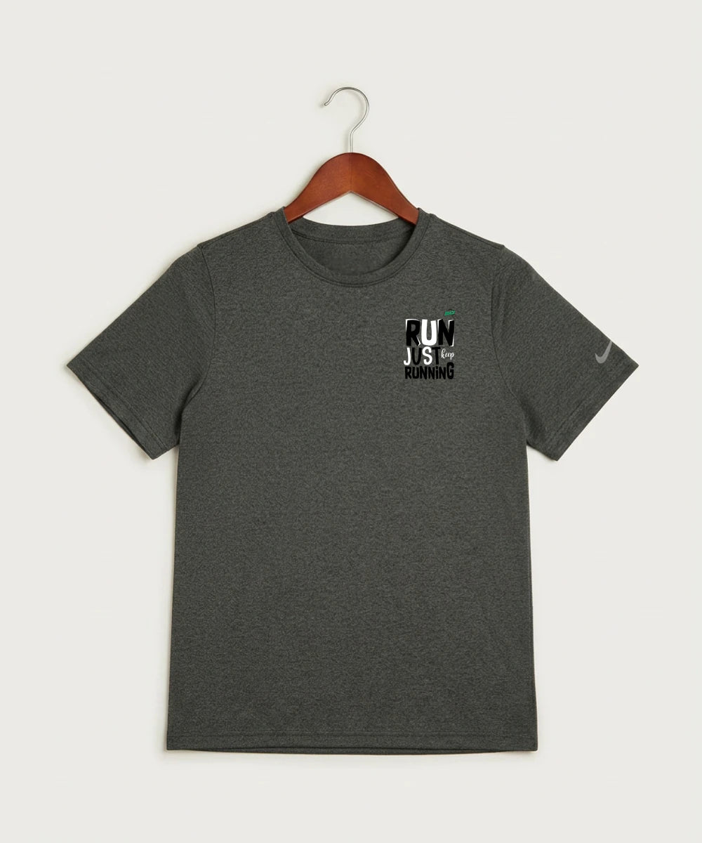 Waterville-Elysian-Morristown High School Football (Boys) - Dark Smoke Heather Nike Youth Swoosh Sleeve rLegend Tee NKDX8787
