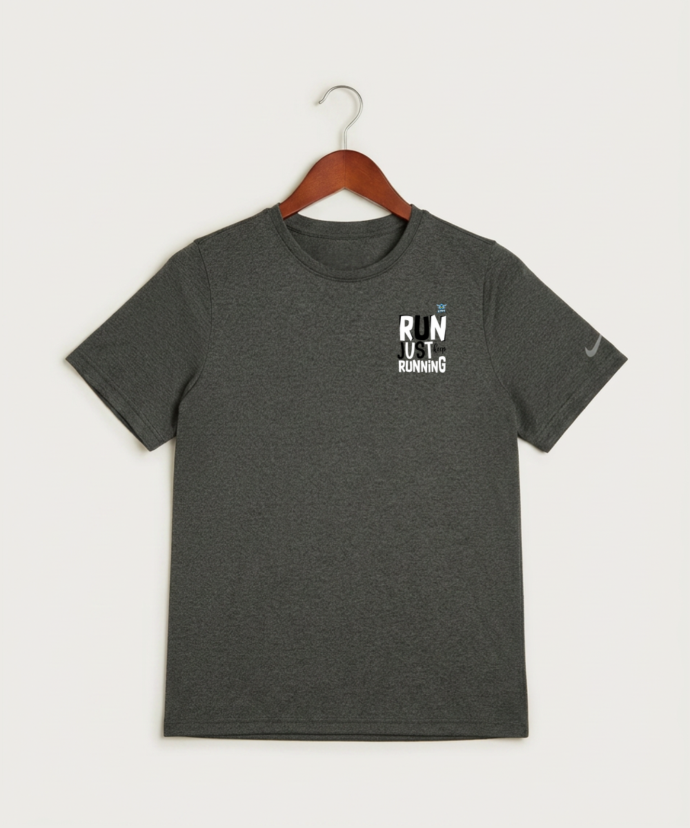 Minnesota Sting Athletics - Dark Smoke Heather Nike Youth Swoosh Sleeve rLegend Tee NKDX8787