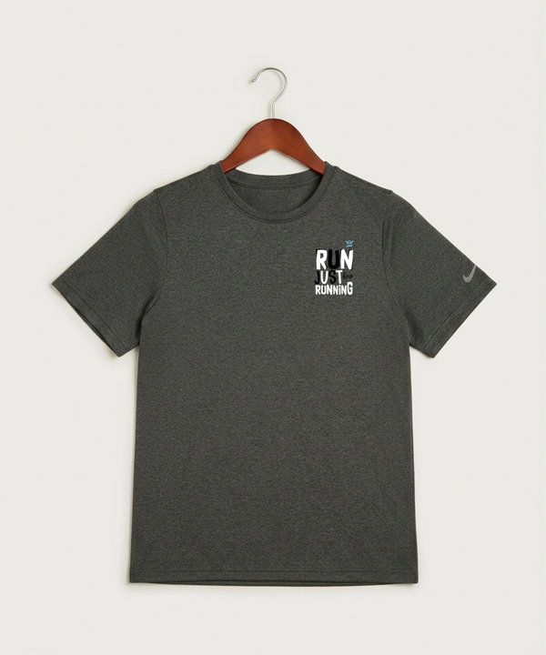 Minnesota Sting Athletics - Dark Smoke Heather Nike Youth Swoosh Sleeve rLegend Tee NKDX8787