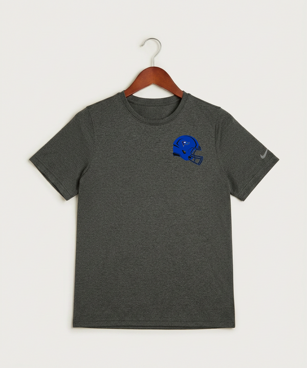 Red Lake County Central Football (Boys) - Dark Smoke Heather Nike Youth Swoosh Sleeve rLegend Tee NKDX8787