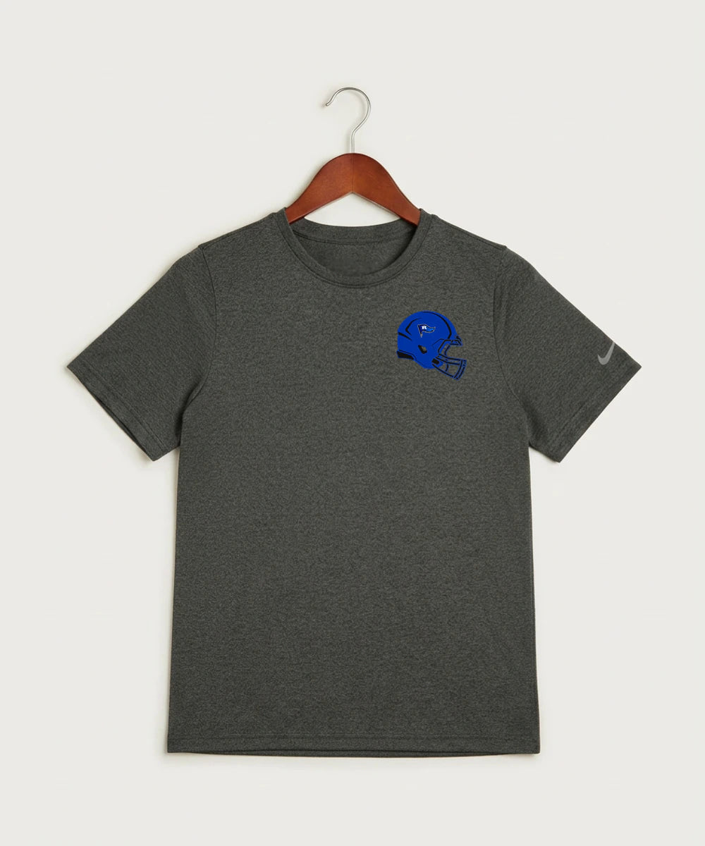 Red Lake County Central Football (Boys) - Dark Smoke Heather Nike Youth Swoosh Sleeve rLegend Tee NKDX8787