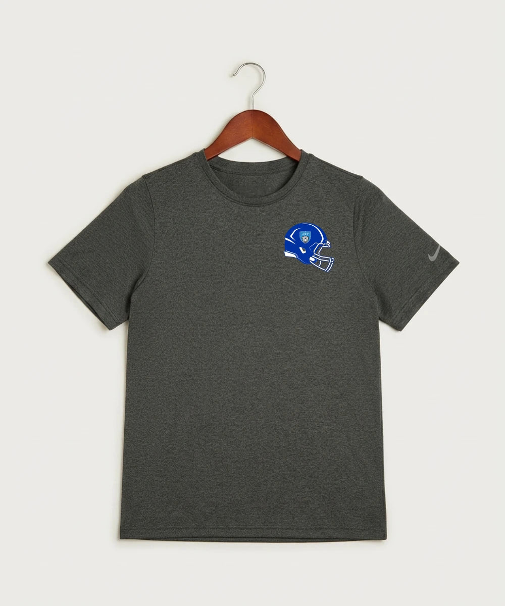 Janesville Waldorf Pemberton Football (Boys) - Dark Smoke Heather Nike Youth Swoosh Sleeve rLegend Tee NKDX8787