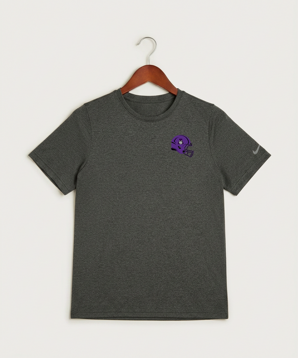 Albany High School Football (Boys) - Dark Smoke Heather Nike Youth Swoosh Sleeve rLegend Tee NKDX8787
