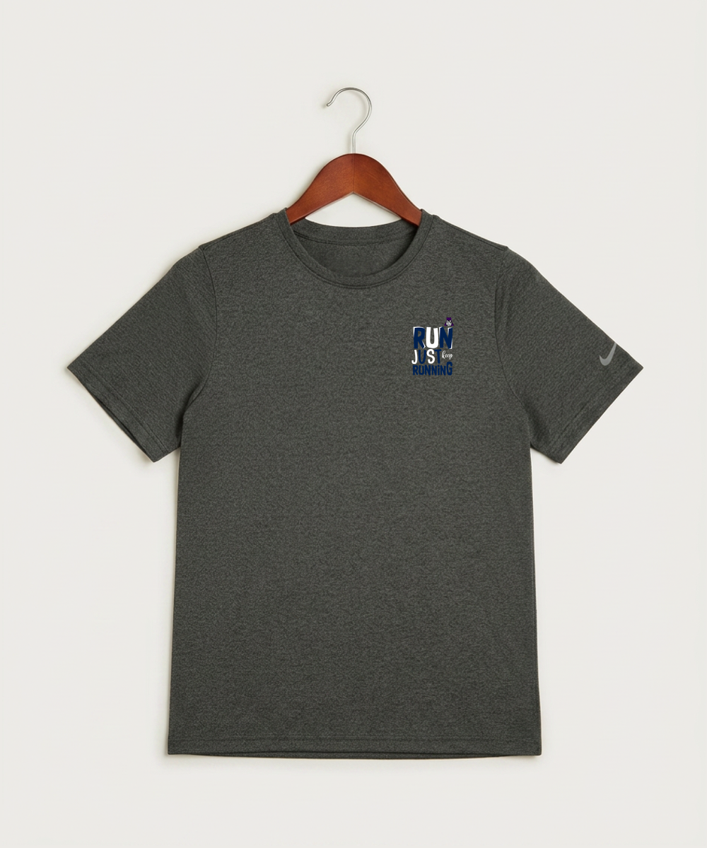 Albany High School Athletics - Dark Smoke Heather Nike Youth Swoosh Sleeve rLegend Tee NKDX8787
