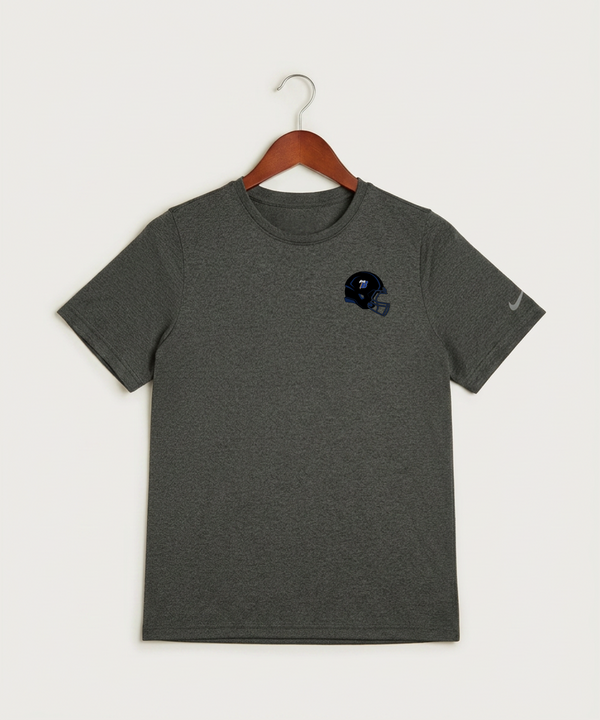 Bemidji High School Football (Boys) - Dark Smoke Heather Nike Youth Swoosh Sleeve rLegend Tee NKDX8787