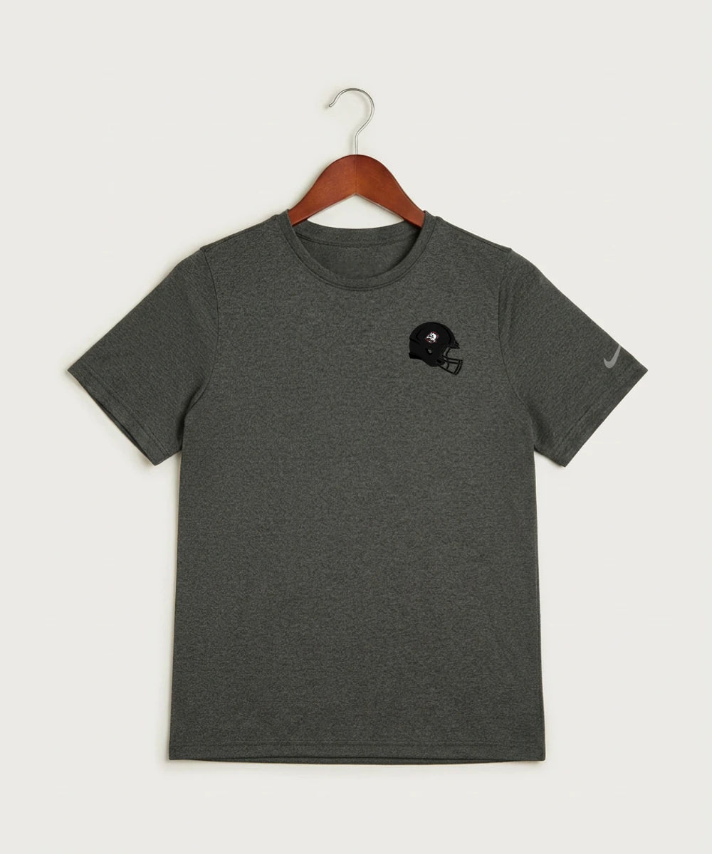 Buffalo High School Football (Boys) - Dark Smoke Heather Nike Youth Swoosh Sleeve rLegend Tee NKDX8787