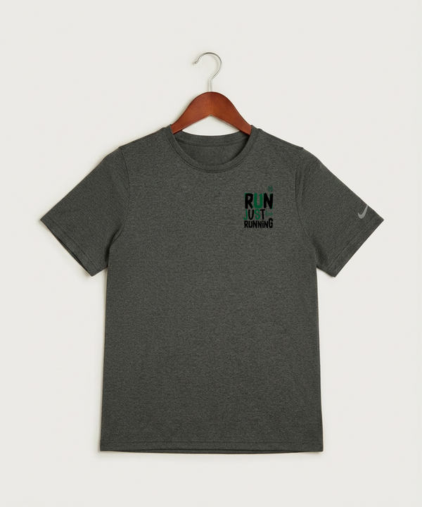 Sleepy Eye St. Mary's High School Athletics - Dark Smoke Heather Nike Youth Swoosh Sleeve rLegend Tee NKDX8787