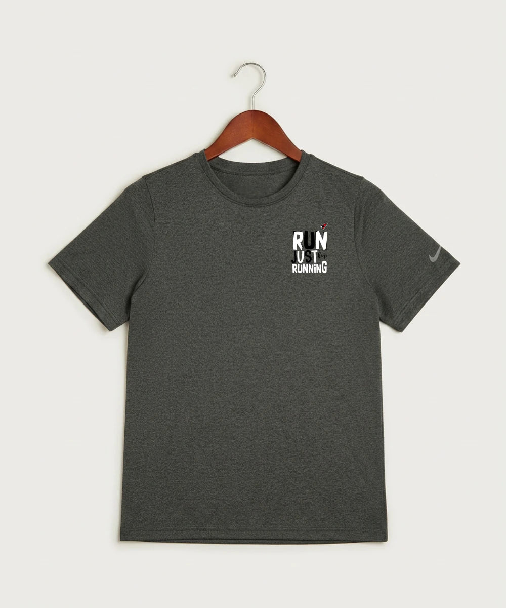 Willmar High School Athletics - Dark Smoke Heather Nike Youth Swoosh Sleeve rLegend Tee NKDX8787