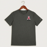 Amboy Football general - Dark Smoke Heather Nike Youth Swoosh Sleeve rLegend Tee NKDX8787