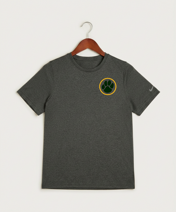 Ashwaubenon High School Team Store - Dark Smoke Heather Nike Youth Swoosh Sleeve rLegend Tee NKDX8787