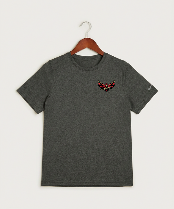 Gfw High School Football (Boys) - Dark Smoke Heather Nike Youth Swoosh Sleeve rLegend Tee NKDX8787