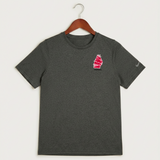 Amboy Football general - Dark Smoke Heather Nike Youth Swoosh Sleeve rLegend Tee NKDX8787