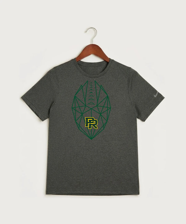 Proctor High School Football (Boys) - Dark Smoke Heather Nike Youth Swoosh Sleeve rLegend Tee NKDX8787