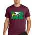 Maple River High School hockey_boys - Deep Maroon Nike Swoosh Sleeve rLegend Tee NKDX8730