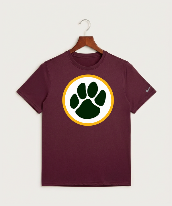 Ashwaubenon High School Football (Boys) - Deep Maroon Nike Swoosh Sleeve rLegend Tee NKDX8730
