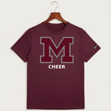 Moline Cheer general - Deep Maroon Nike Swoosh Sleeve rLegend Tee NKDX8730