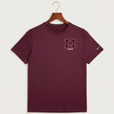 Moline Cheer general - Deep Maroon Nike Swoosh Sleeve rLegend Tee NKDX8730