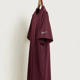 Moline Cheer general - Deep Maroon Nike Youth Swoosh Sleeve rLegend Tee NKDX8787 (side)