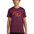 Pine Island Football - Deep Maroon Nike Youth Swoosh Sleeve rLegend Tee NKDX8787