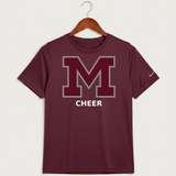 Moline Cheer general - Deep Maroon Nike Youth Swoosh Sleeve rLegend Tee NKDX8787