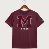 Moline Cheer general - Deep Maroon Nike Youth Swoosh Sleeve rLegend Tee NKDX8787
